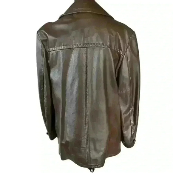 RARE 1970 Rocky Balboa Bonds 5th Avenue Leather Jacket, BROWN not Black, size 40 - Picture 5 of 10